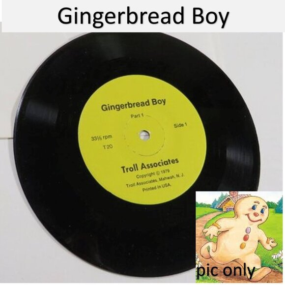 Gingerbread Boy  LP Vinyl Record 33 1/3 RPM, Troll 1979 - Picture 1 of 7